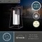 Vaxcel Nash 6.5-in Black Outdoor Modern Wall Lantern, Dusk to Dawn Photocell, 1-Light Wall Lamp Sconce with Clear Seeded Glass T0585 - alternate 5